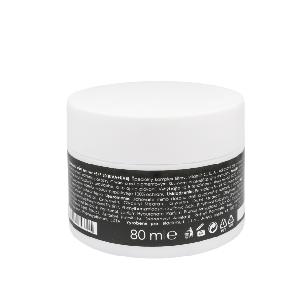 Opaľovací krém na tvár +SPF 50 80 ml
